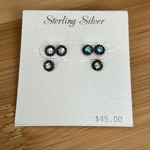 Sterling Silver Stud Earrings